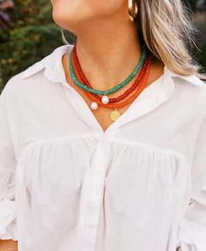 Red Jade Necklace