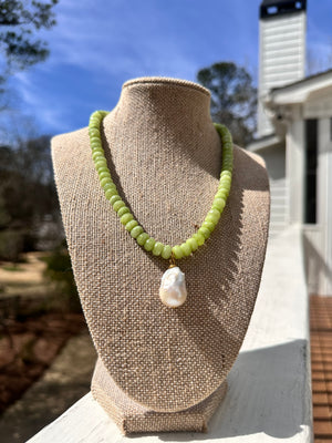 Light Green Jade Necklace