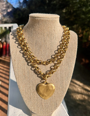 Open image in slideshow, Gold Double Rollo Necklaces
