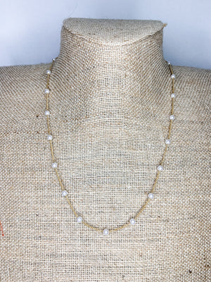 Open image in slideshow, Pearl Layering Necklaces

